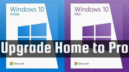 upgrade windows 10 home to pro