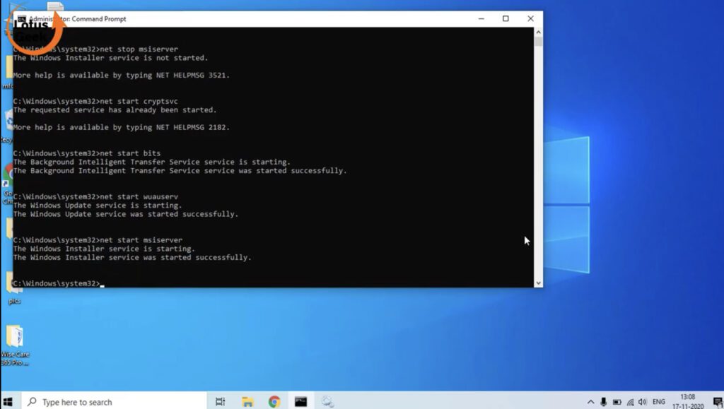 We Could Not Complete The Install Because An I Update Service Was ...