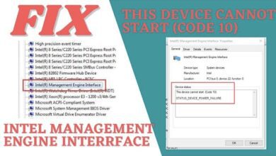 Photo of Fix Intel Management Engine Interface Code 10