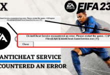 Photo of FIFA 23 EA Anticheat Service Error