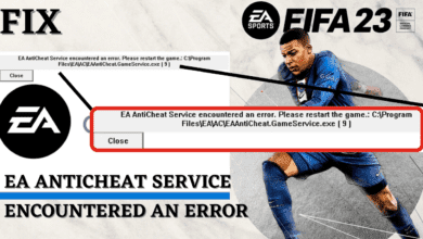Photo of FIFA 23 EA Anticheat Service Error