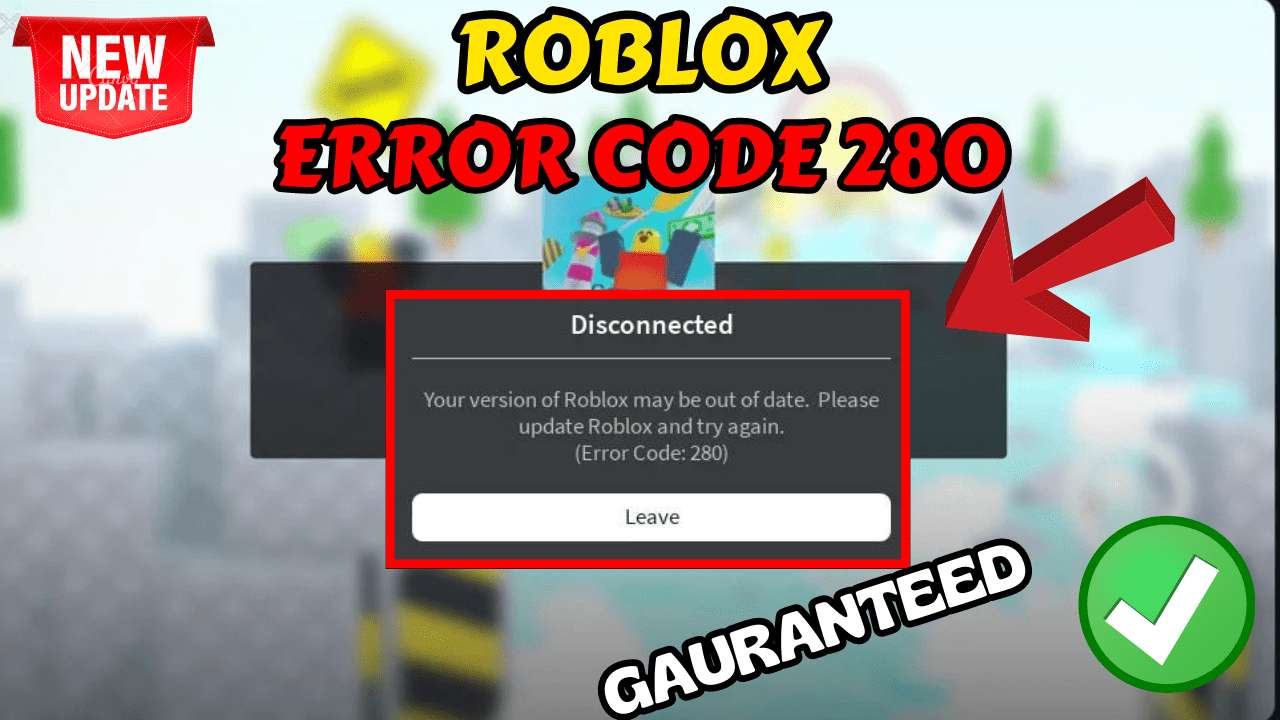 ROBLOX Upgrade - Your Version Of Roblox Is Out Of Date And Will