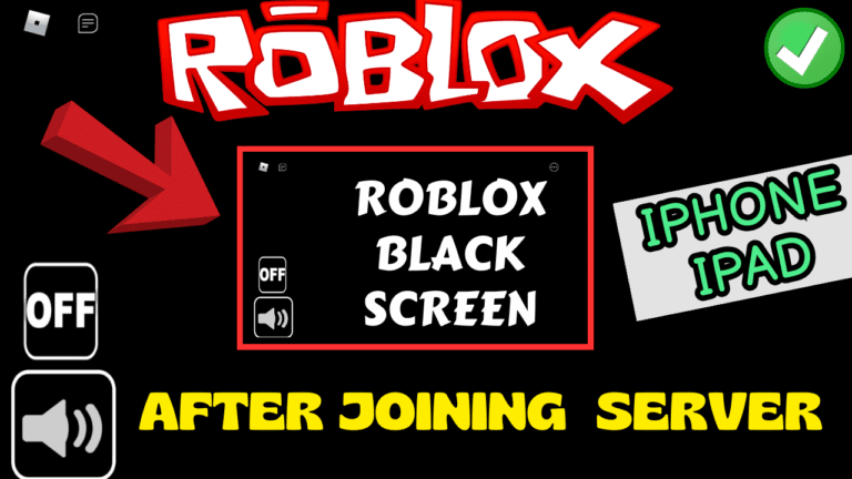 roblox black screen